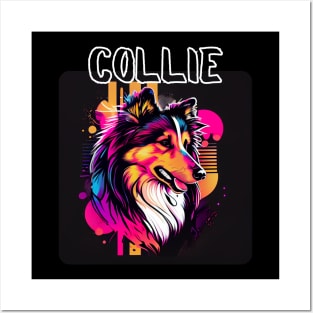 Graffiti Style - Cool Collie 4 Posters and Art